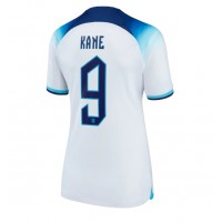 Camisa de Futebol Inglaterra Harry Kane #9 Equipamento Principal Mulheres Mundo 2022 Manga Curta
